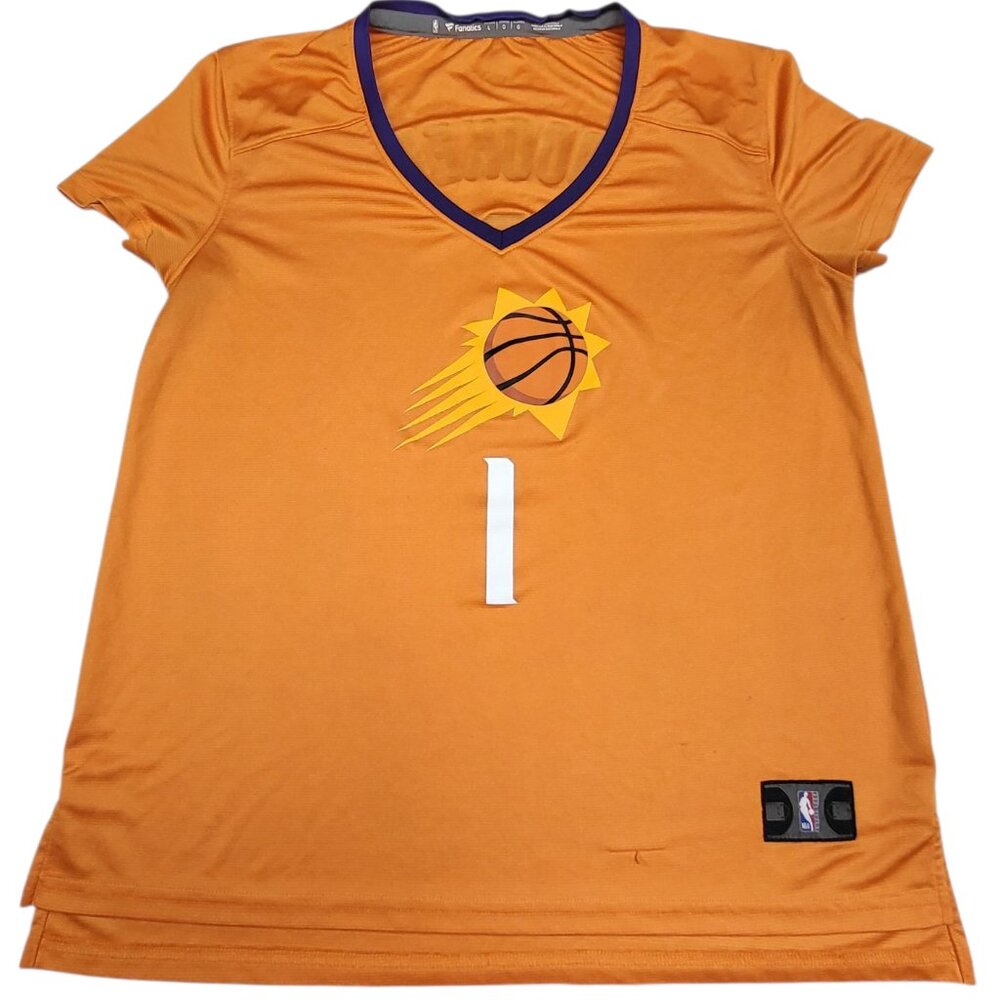 Fanatics Phoenix Suns Devin Booker Statement Jersey Womens Large Short Sleeve